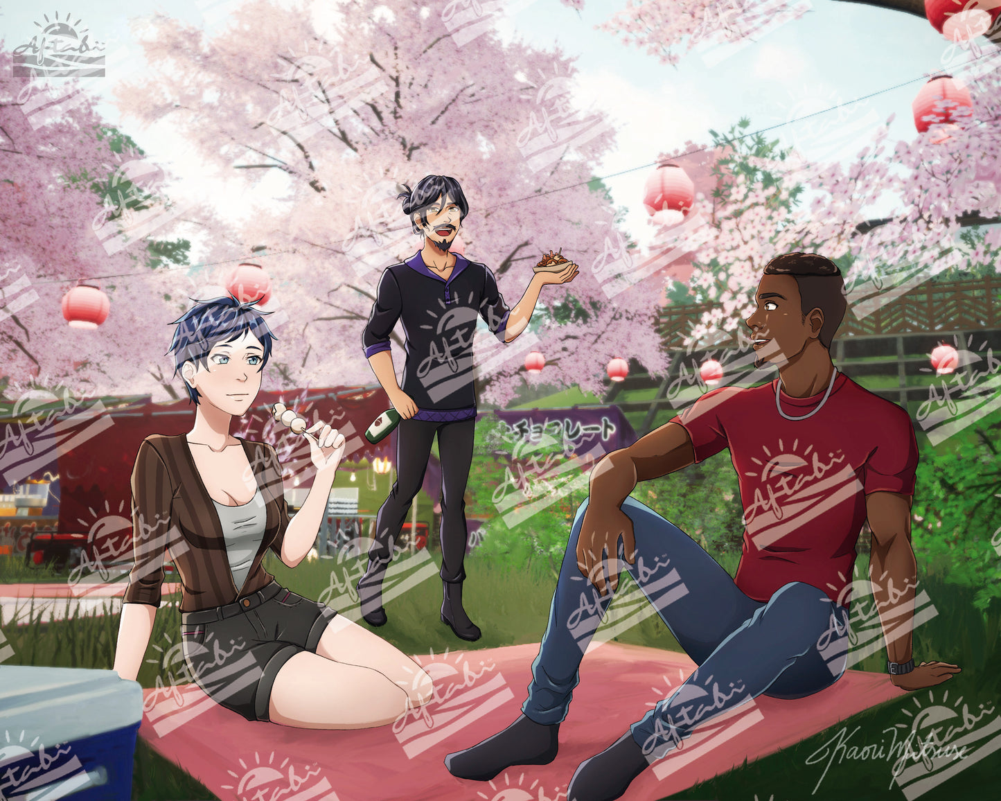 Signed Print 8x10 - Cherry Blossom Festival